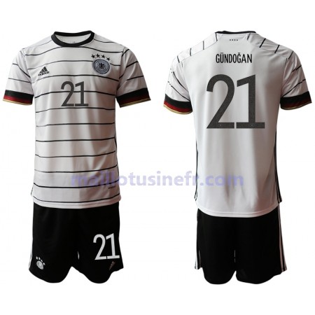 Maillot de Foot Allemagne GUNDOGAN 21 Domicile UEFA EURO 2020 - Enfant